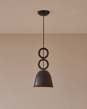 Mira Ceramic Pendant - Ebony