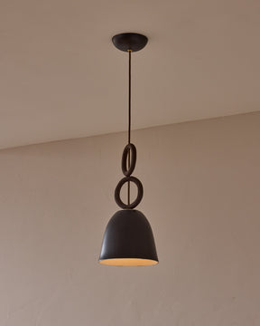 Mira Ceramic Pendant - Ebony