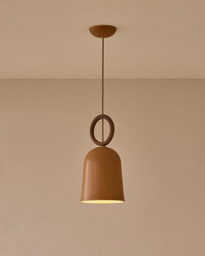 Willa Ceramic Pendant - Chestnut