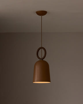 Willa Ceramic Pendant - Chestnut