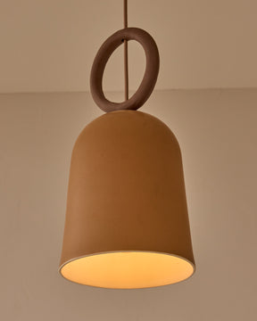 Willa Ceramic Pendant - Chestnut