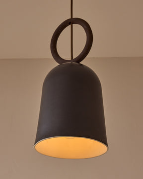 Willa Ceramic Pendant - Ebony