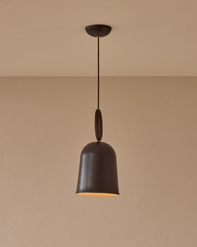 Willa Ceramic Pendant - Ebony