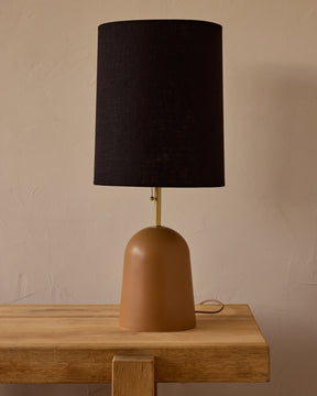 Willa Ceramic Table Lamp - Chestnut