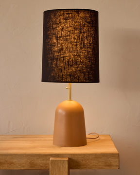 Willa Ceramic Table Lamp - Chestnut