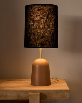 Willa Ceramic Table Lamp - Chestnut