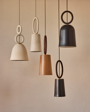Willa Ceramic Pendant - Dogwood
