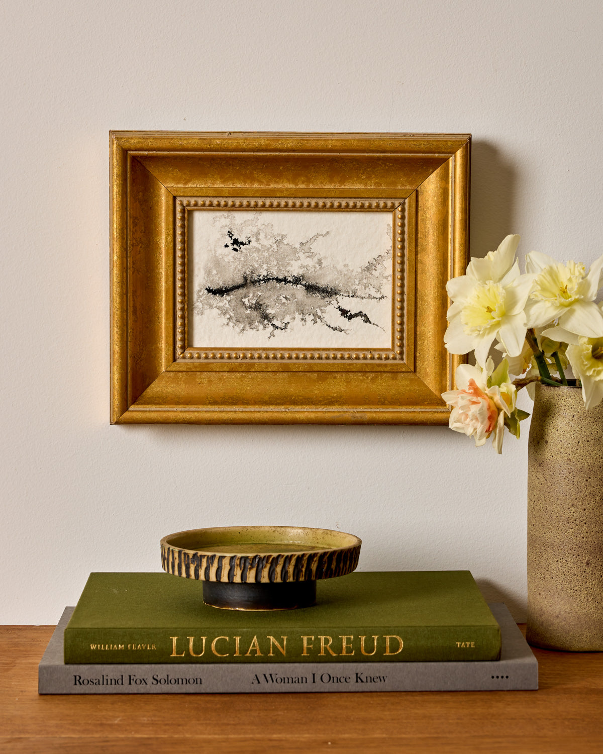 Abstract in Gold Frame IV