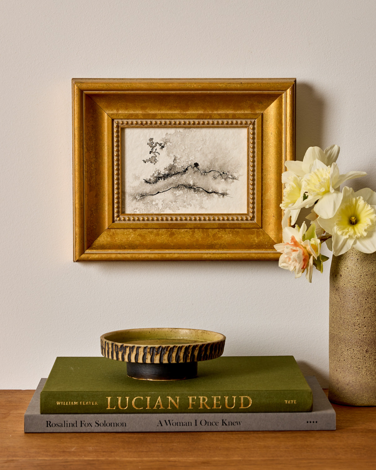 Abstract in Gold Frame VI