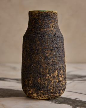 Pair of Birch Bark Ceramic Vessels