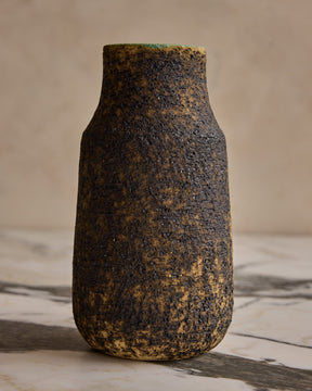 Pair of Birch Bark Ceramic Vessels