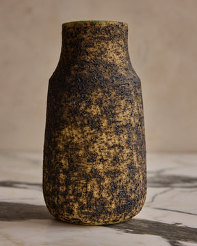 Pair of Birch Bark Ceramic Vessels