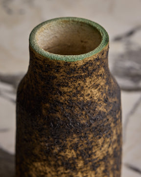 Pair of Birch Bark Ceramic Vessels