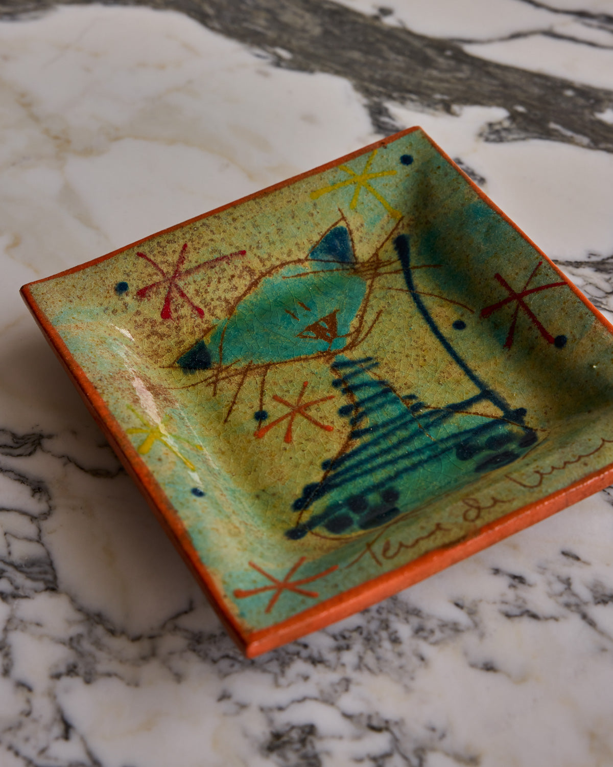 Ceramic Cat Tray