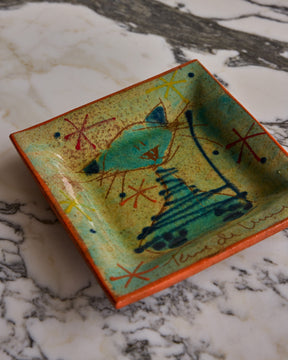 Ceramic Cat Tray
