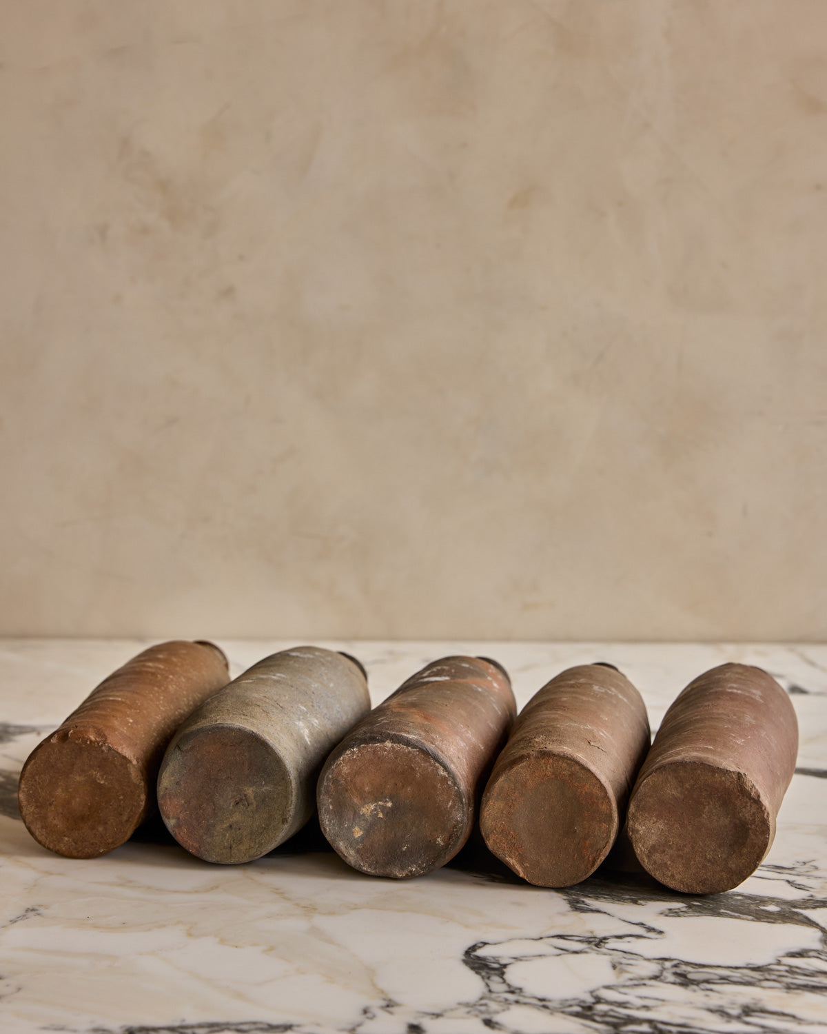 French Calvados Bottles - Set of 5