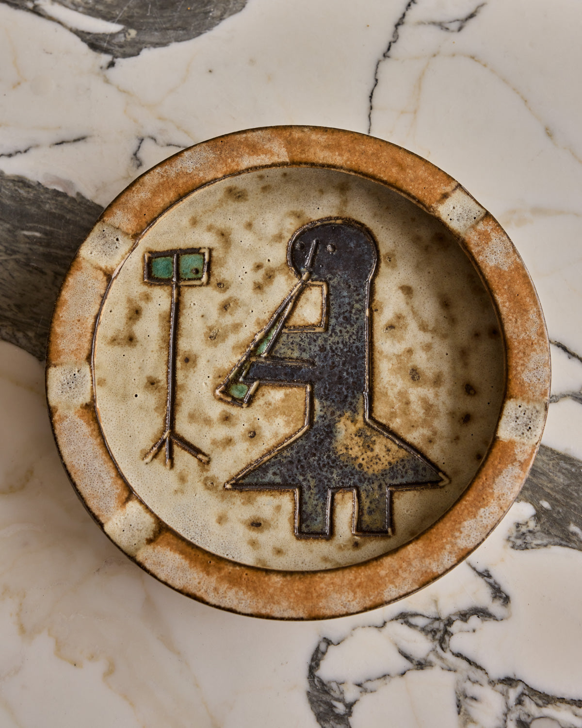 Dutch Ceramic Ashtray by Hannie Mein