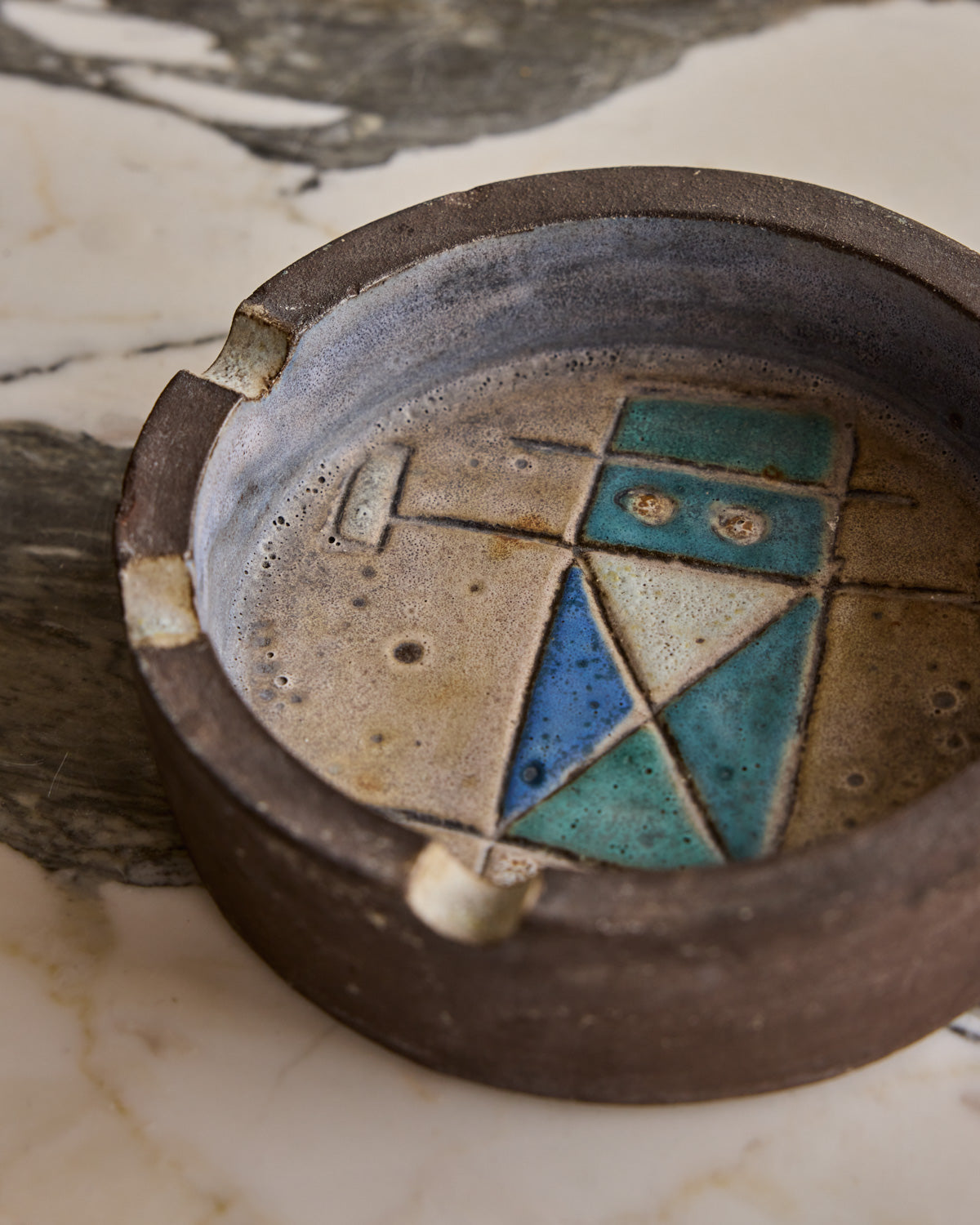 Dutch Ceramic Ashtray by Hannie Mein