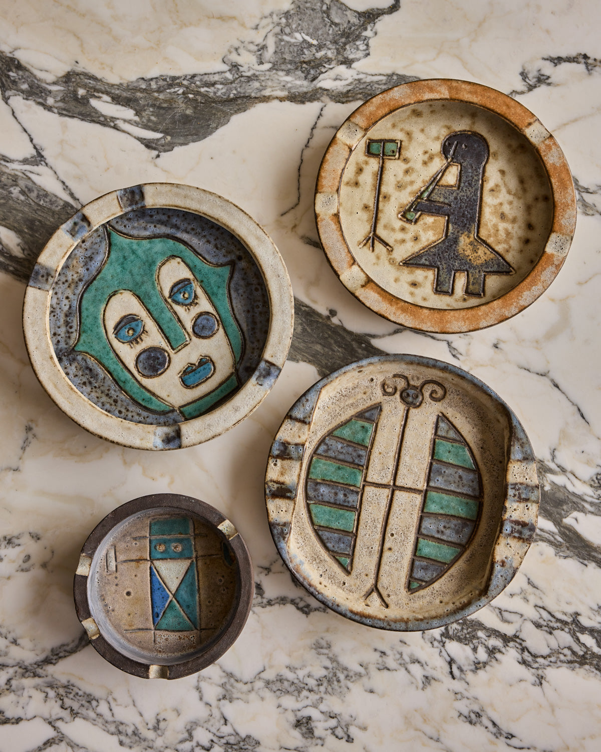 Dutch Ceramic Ashtray by Hannie Mein