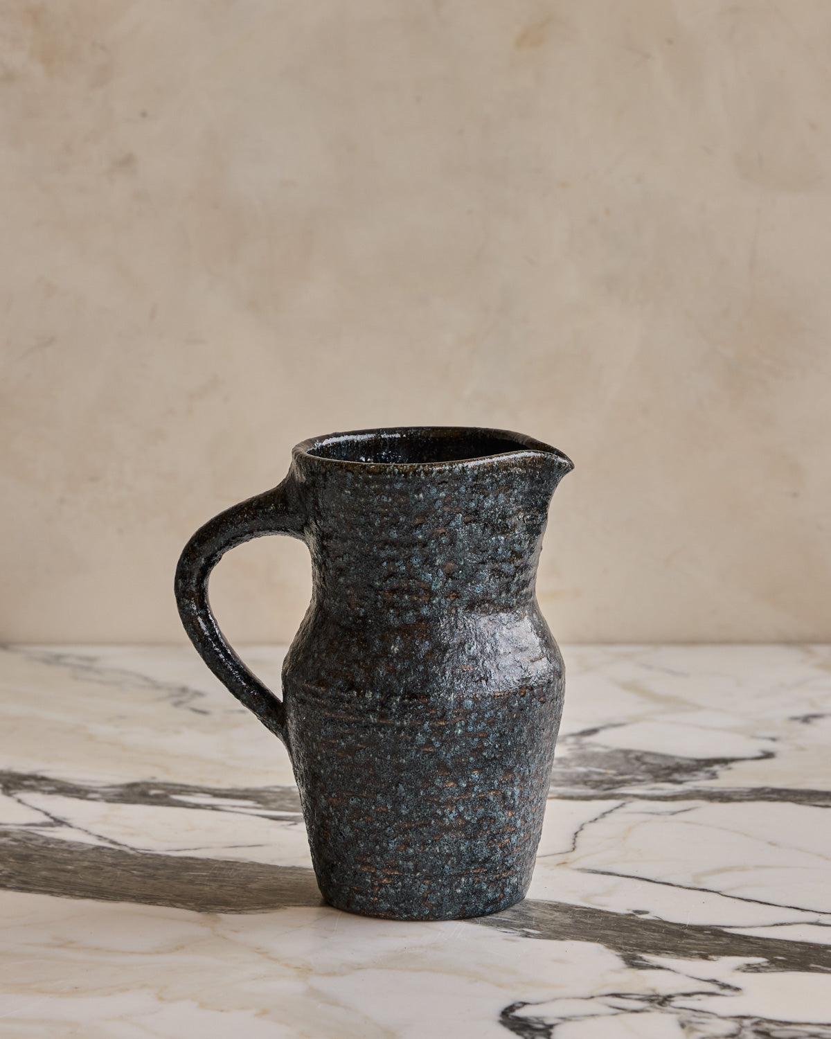 Midnight Ceramic Pitcher