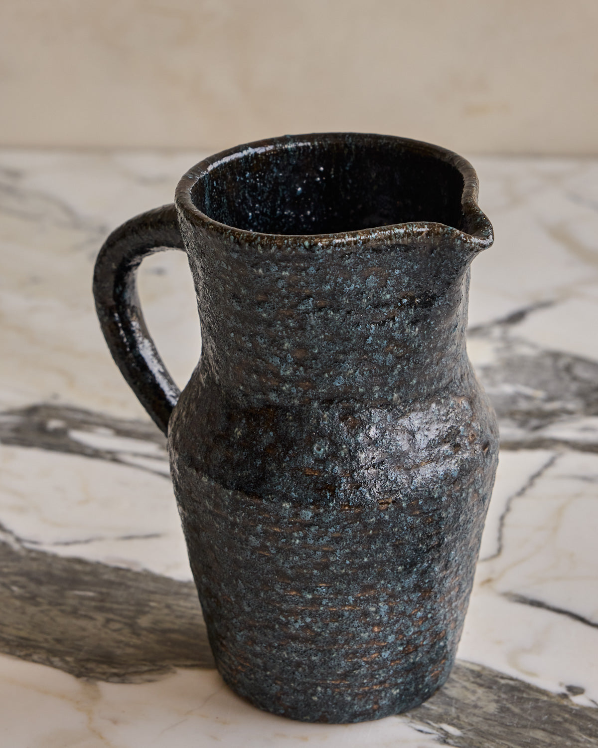 Midnight Ceramic Pitcher