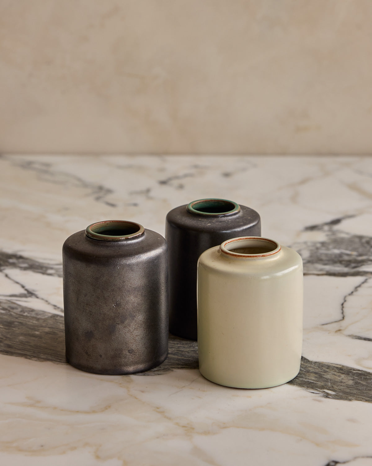 Trio of Ceramic Vessels