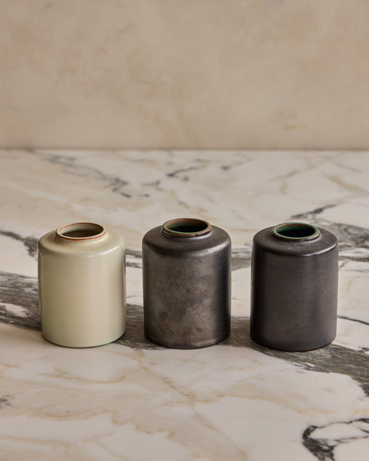Trio of Ceramic Vessels