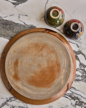 Splash Glaze Ceramic Tray with Cups