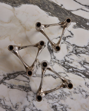 Trio of BMF Stacking Candle Holders by STOFF Nagel