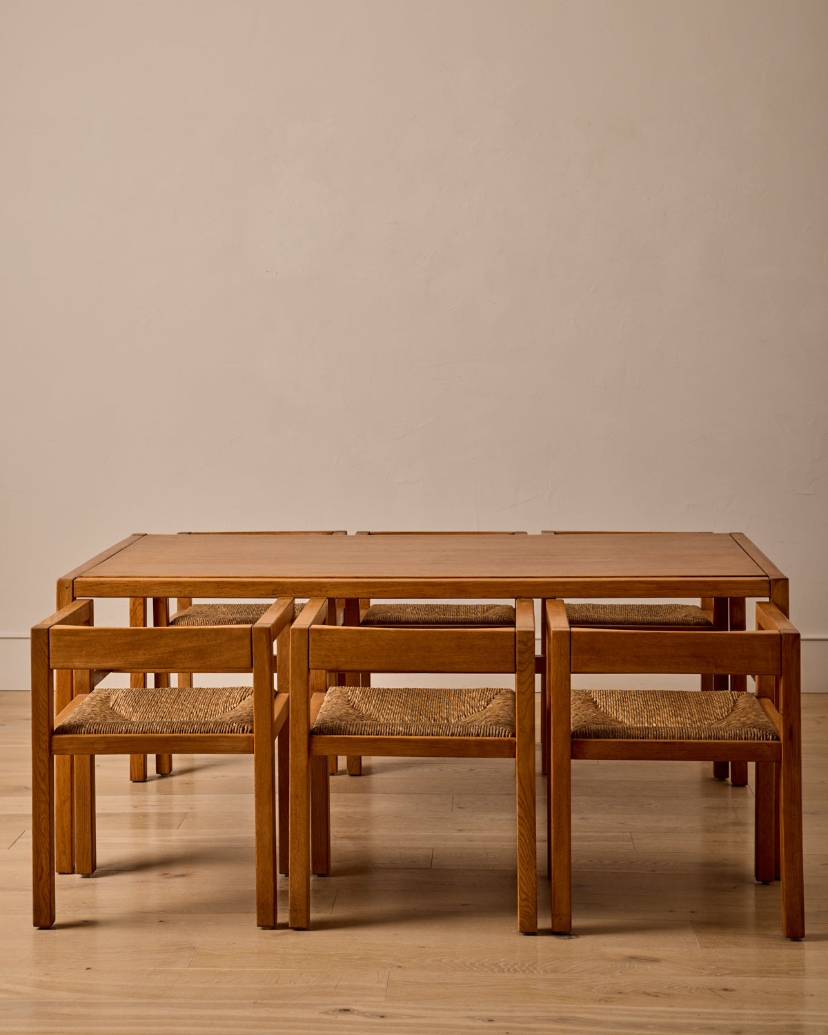 Nested Oak Dining Suite
