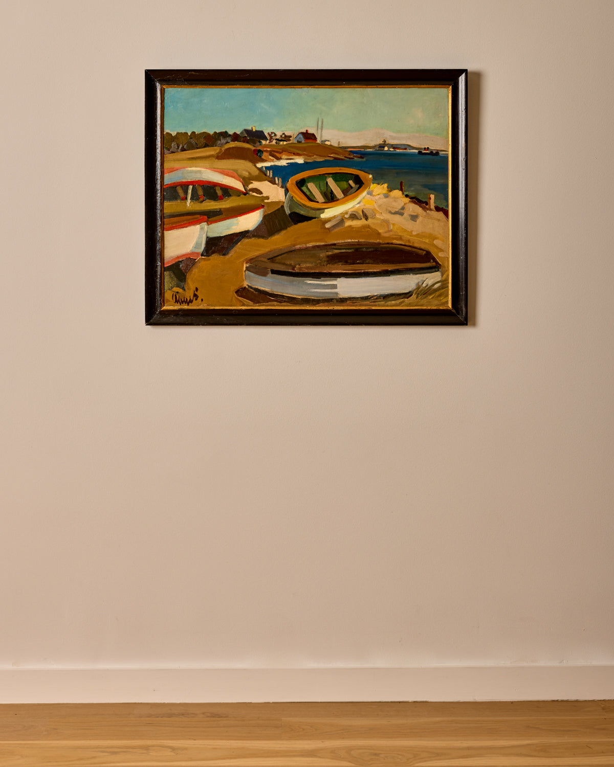 Rowboats on Shore