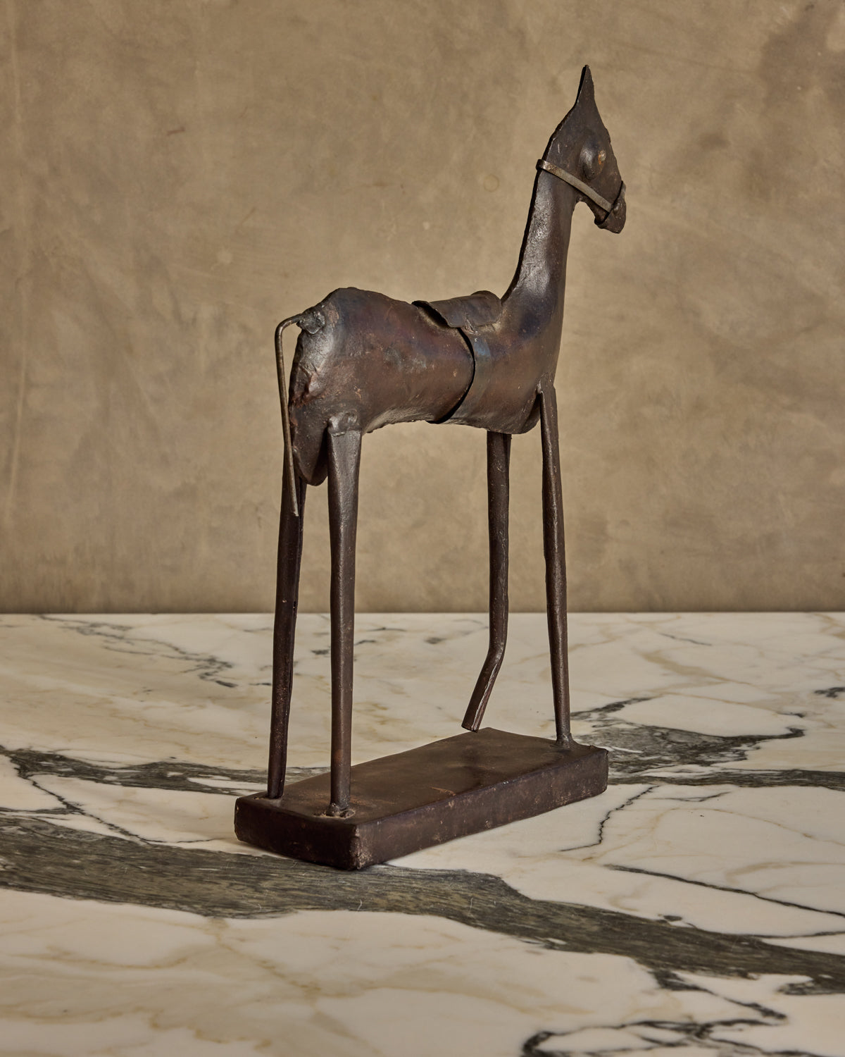 Metal Horse Sculpture
