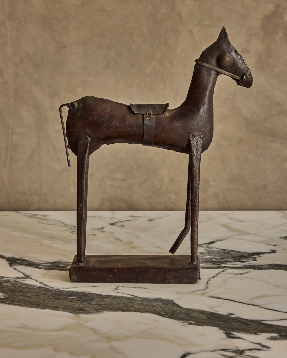 Metal Horse Sculpture