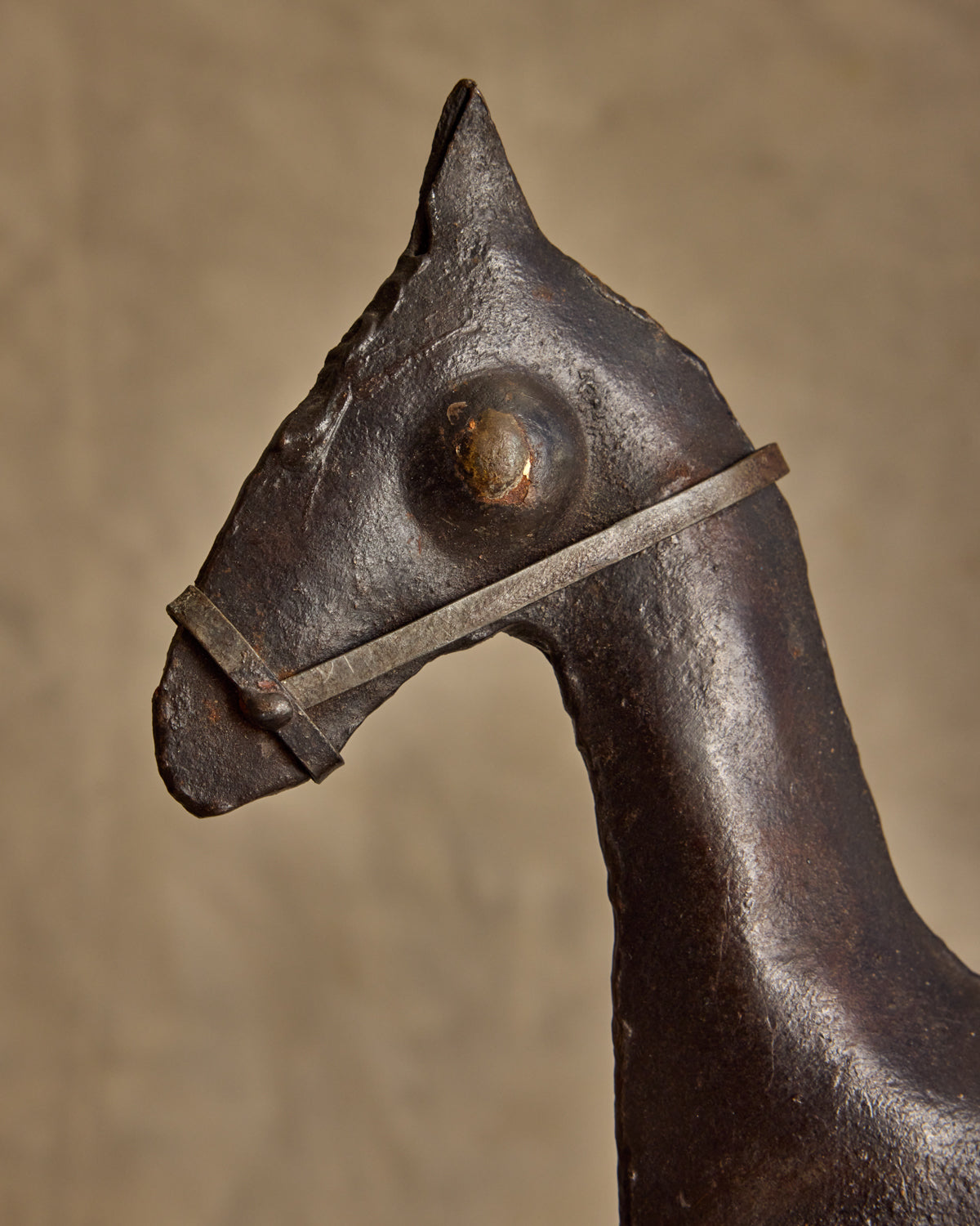 Metal Horse Sculpture