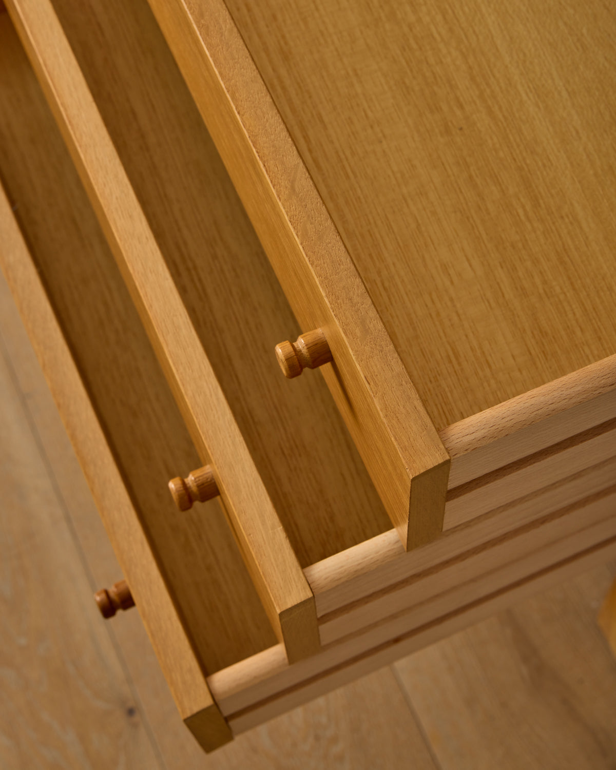 Oak Cabinet with Drawers by Rud Thygesen & Johnny Sorensen