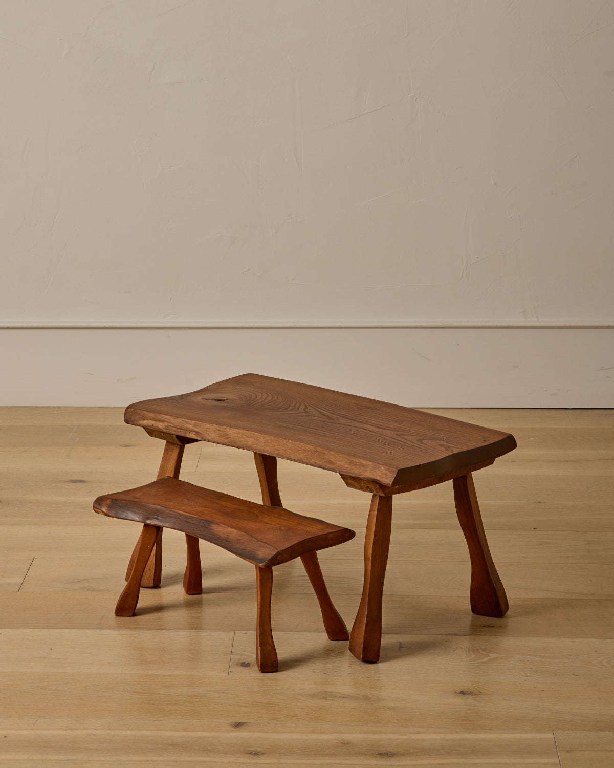 Pair of Brutalist Nesting Tables