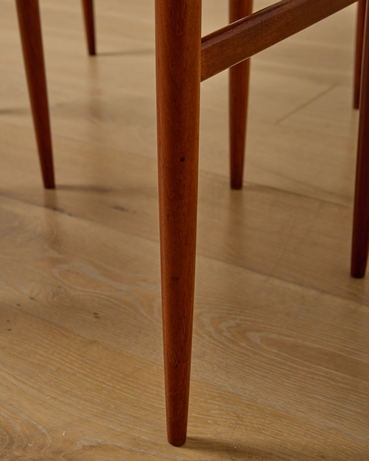 Danish Nesting Tables with Ceramic Tops - Set of 3