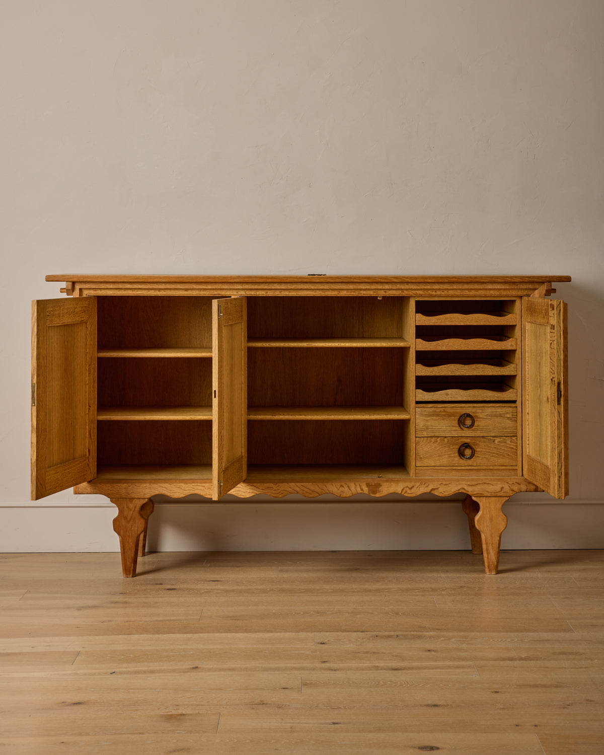 1960s Danish Oak Highboard