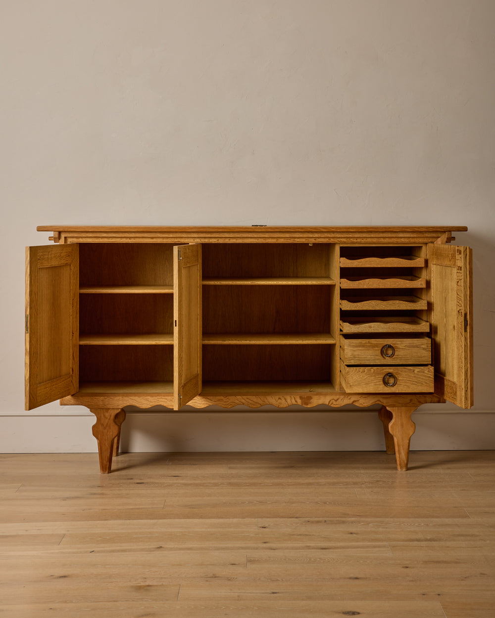 1960s Danish Oak Highboard
