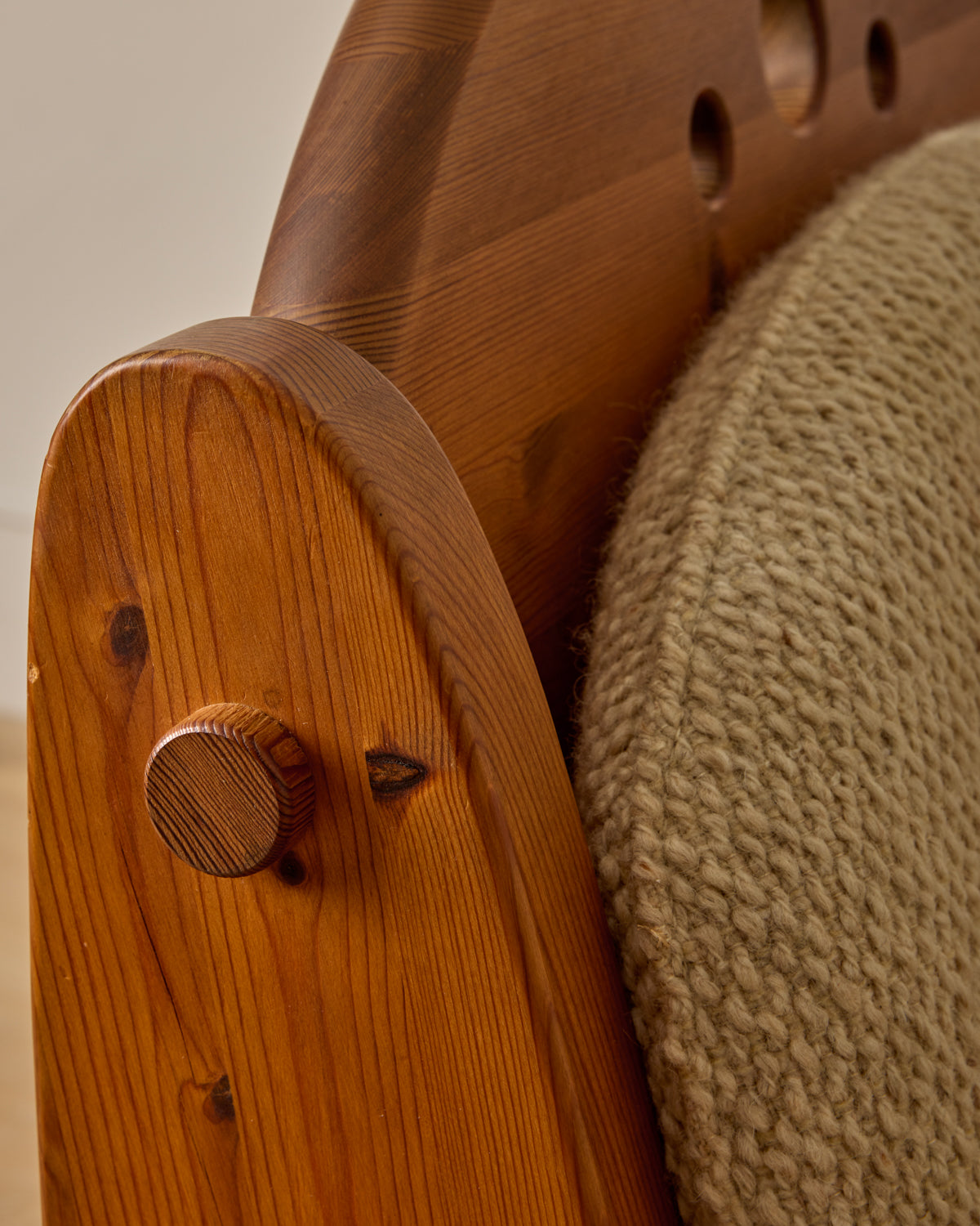Brutalist Rocking Chair by Wasa Möbel