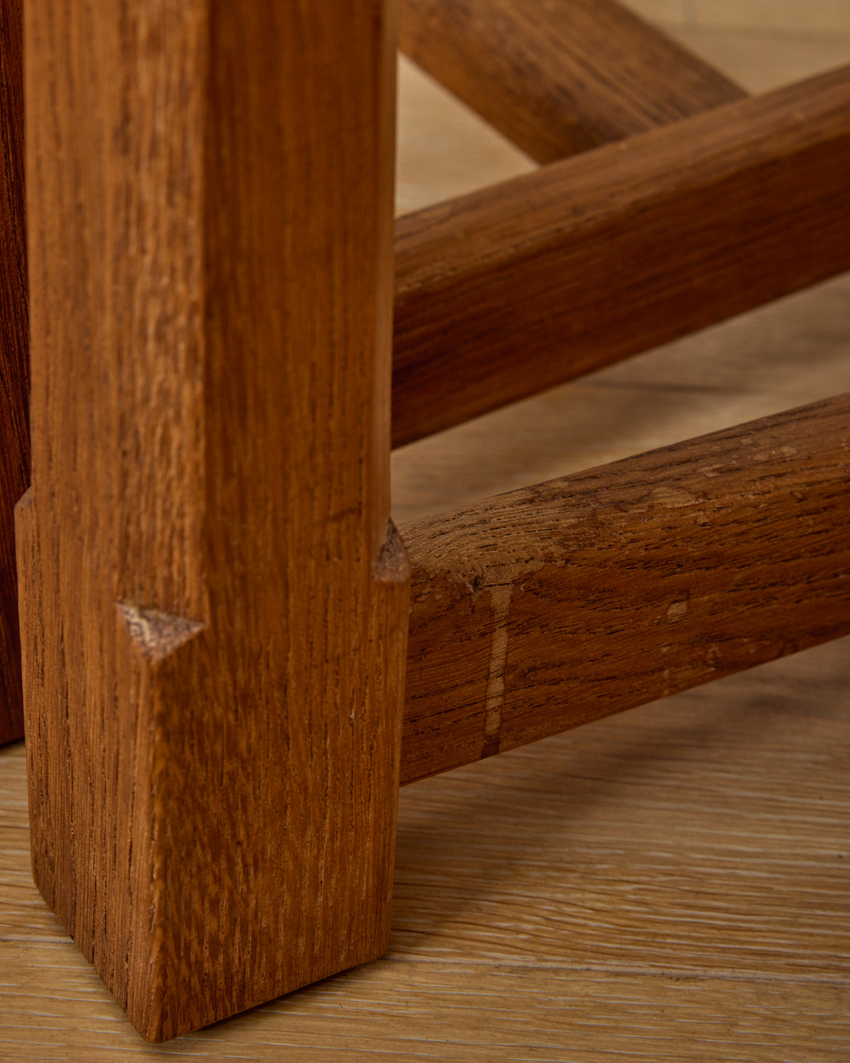 French Oak Dining Chairs - Set 8