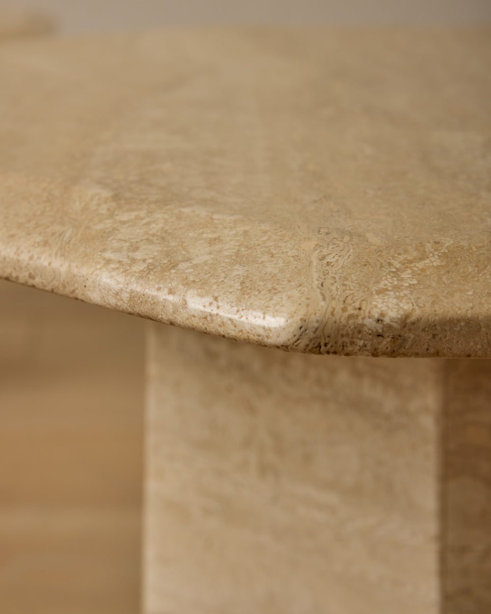 Travertine Nesting Tables - Set of 3