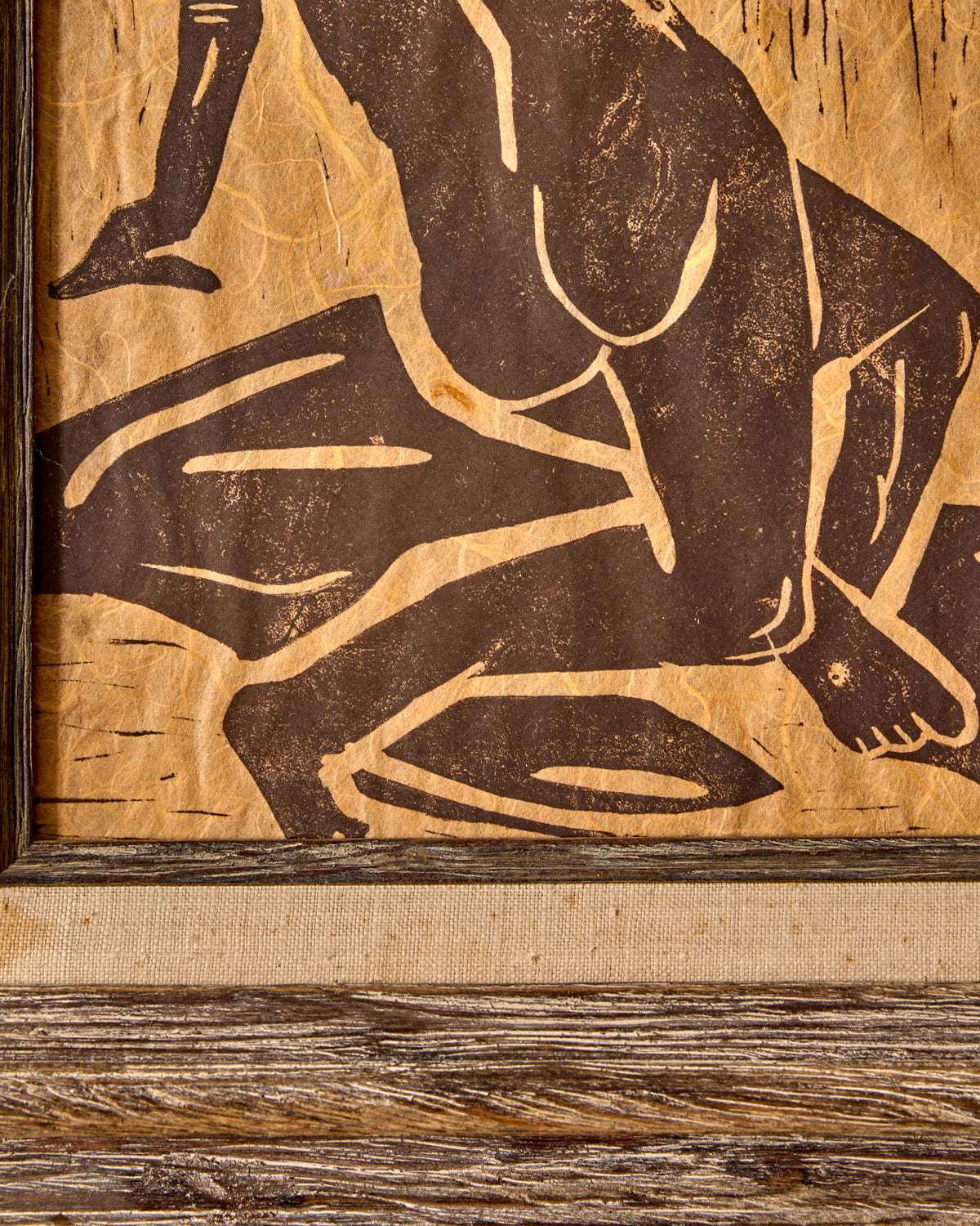 1960s Nude Woodblock