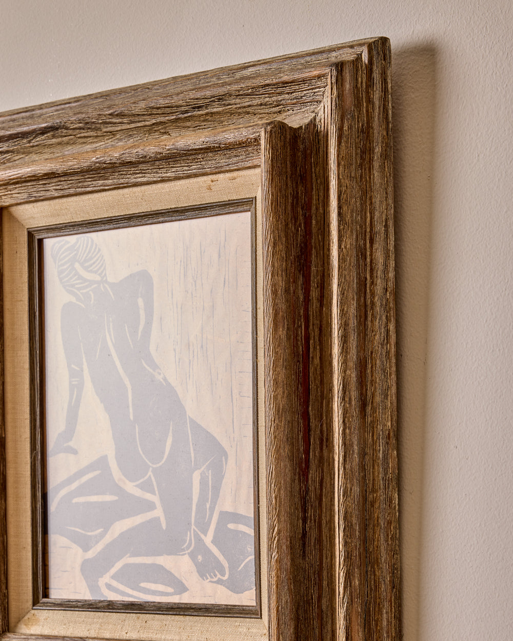1960s Nude Woodblock