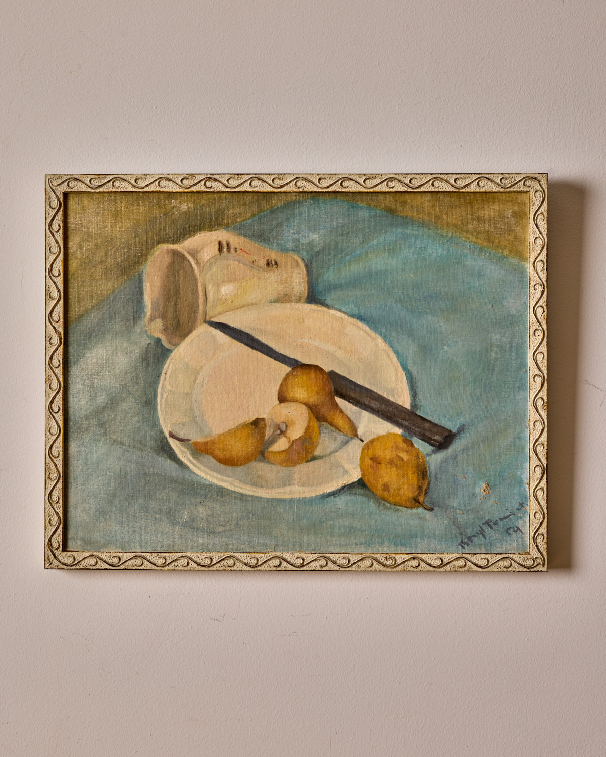 Pears on Plate Still Life