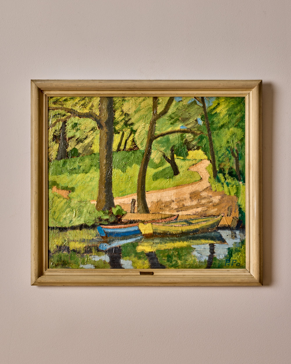 Boats in Pond