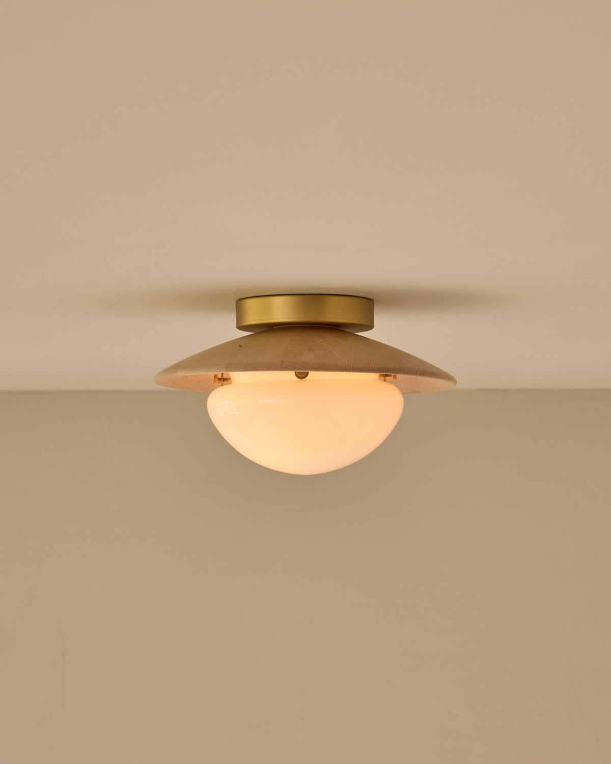 Edmund Flush Mount - Clear Maple