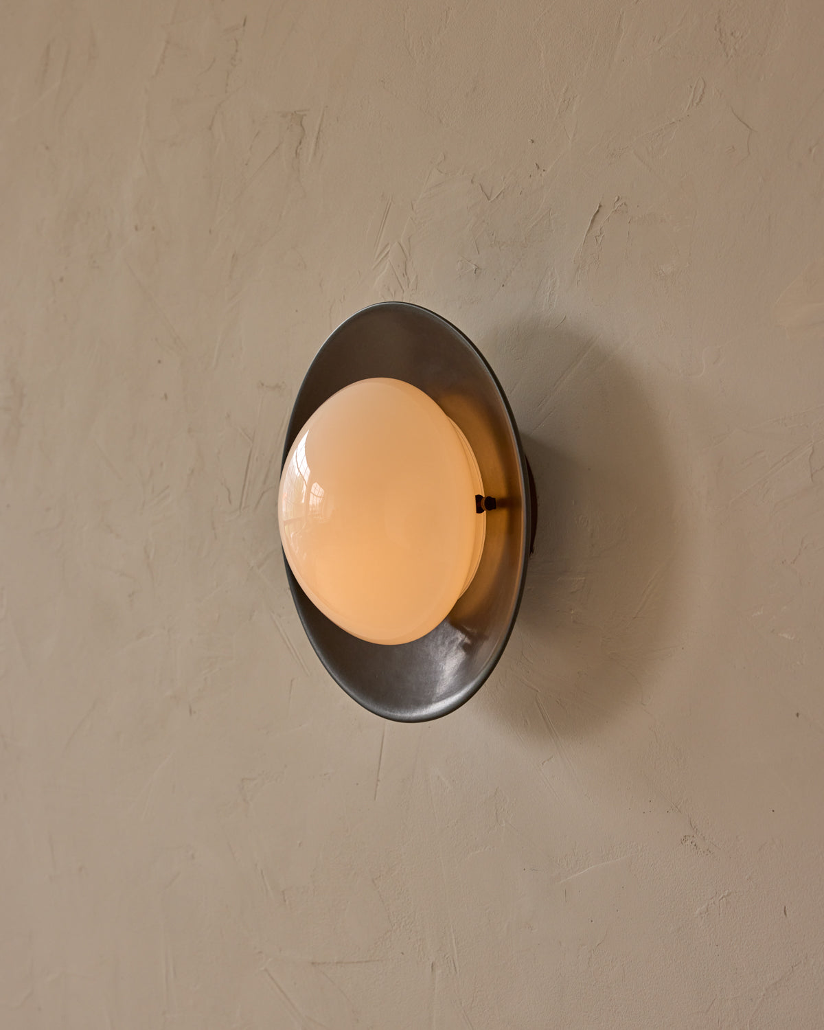 Edmund Flush Mount - Almost Black Ceramic