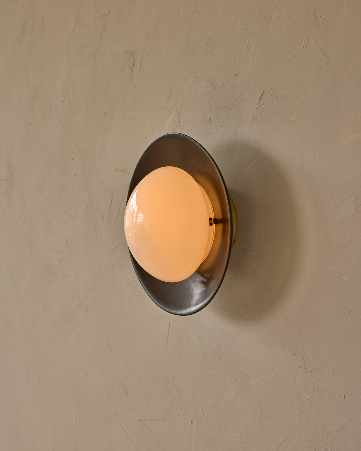 Edmund Flush Mount - Almost Black Ceramic
