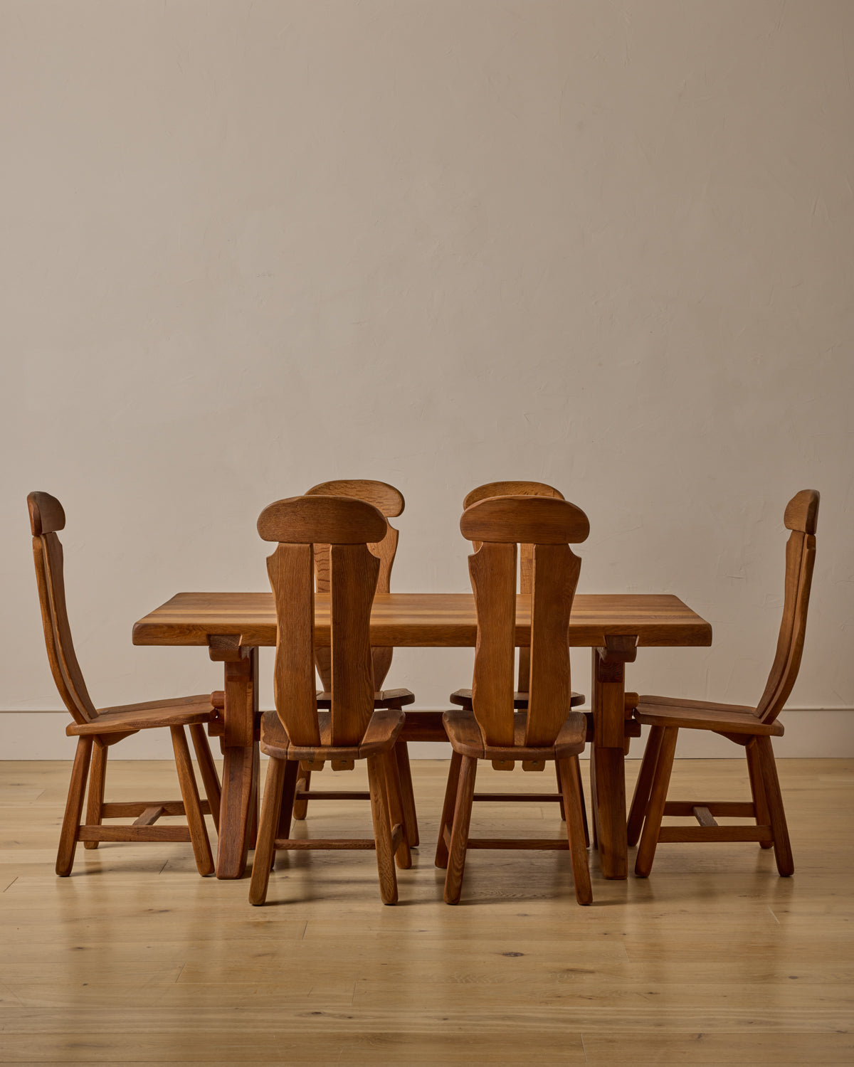 Oak Dining Table by De Puydt